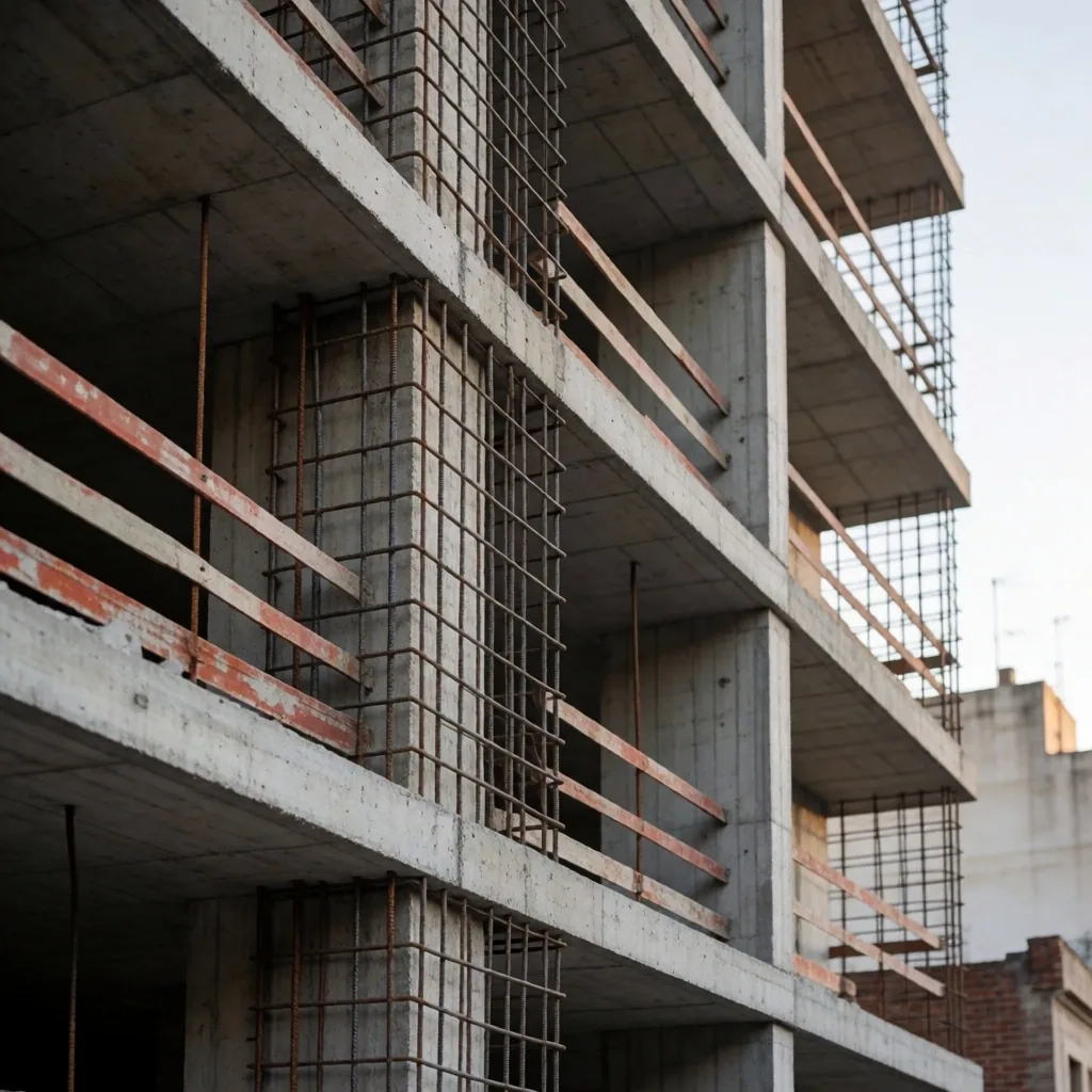 Desarrollo inmobiliario en construcción